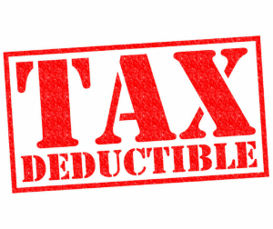 tax deductible